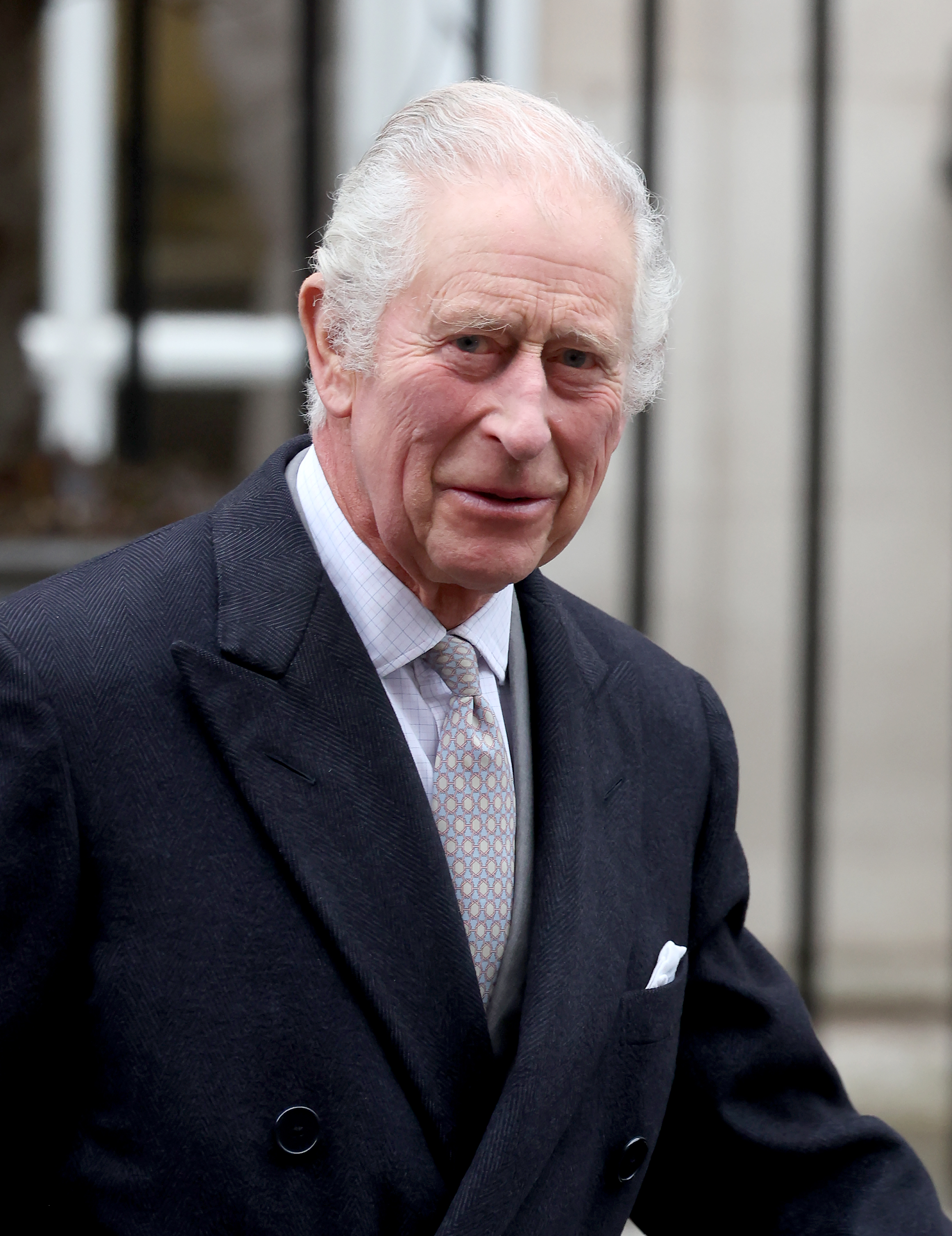 King Charles III leaving The London Clinic on January 29, 2024 in London, England | Source: Getty Images