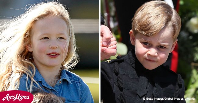 Prince George's cousin Savannah Phillips pushed him down a hill during recent polo match