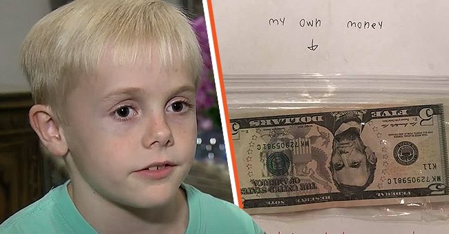 Little boy who gave his money to his teacher in appreciation. | Photo: youtube.com/WFLA News Channel 8   facebook.com/darrell.r.williams