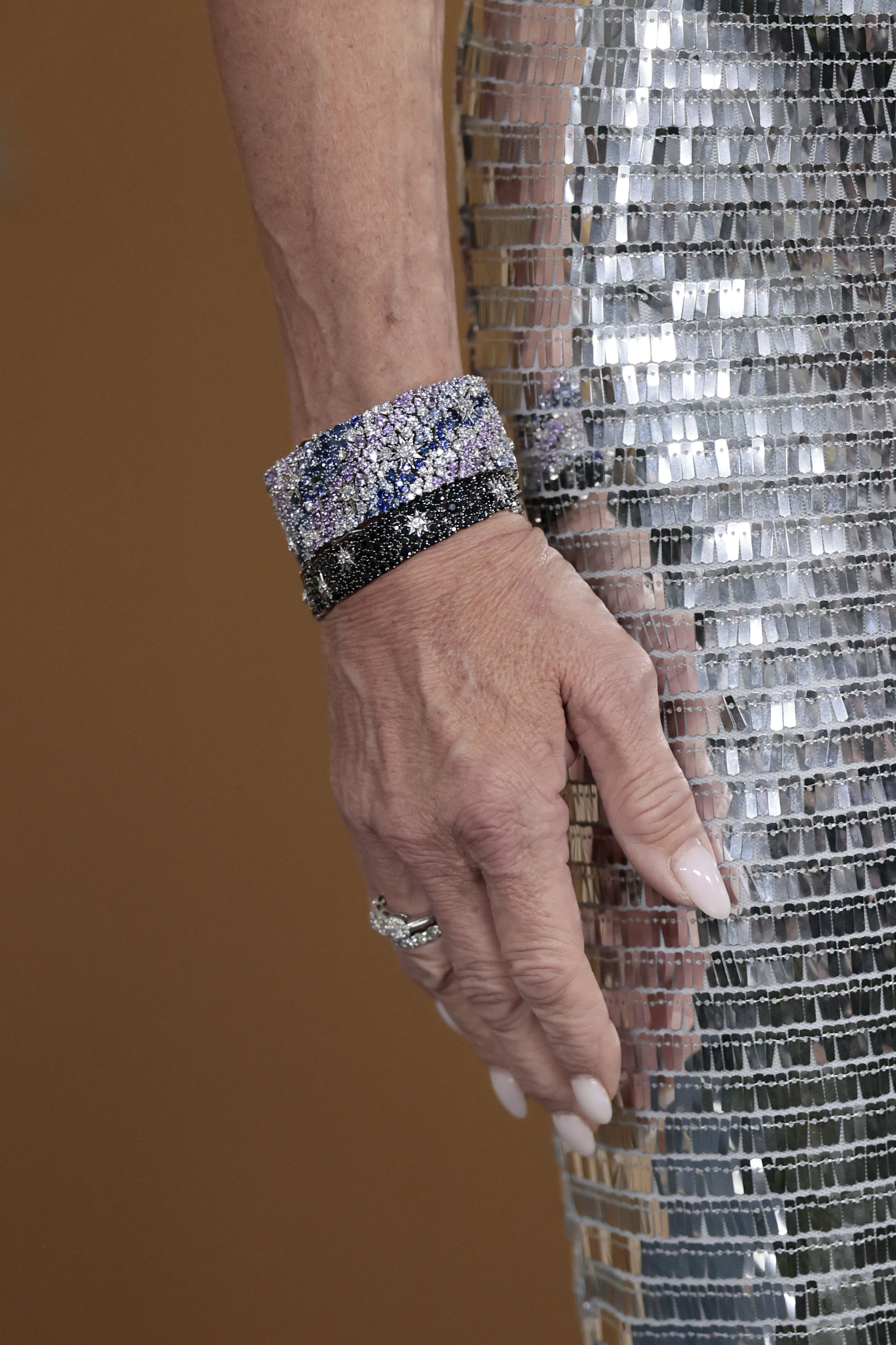 A close-up of Brooke Shields' hand during the 31st Annual Screen Actors Guild Awards on February 23, 2025, in Los Angeles, California. | Source: Getty Images