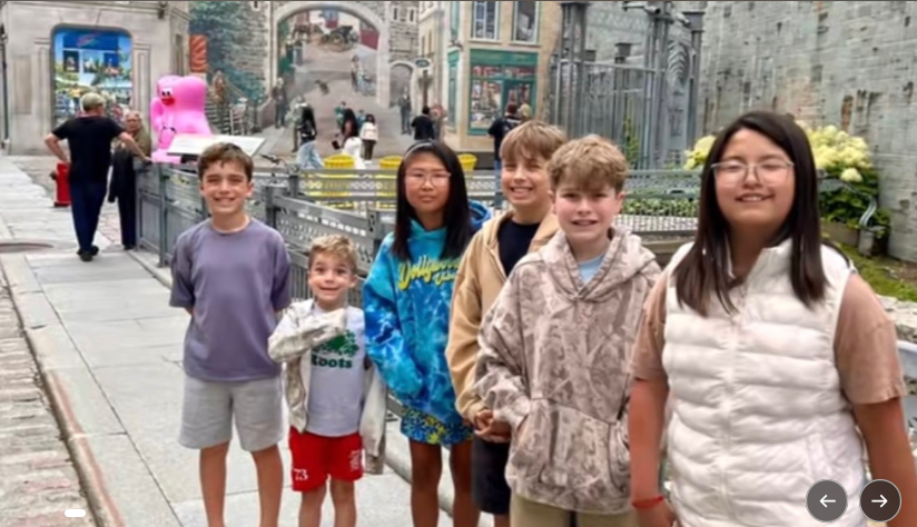 Amanda "Mandy" Karolkiewicz and Kristopher Karolkiewicz's six children pose together during a family outing before Mandy later wrote that concerns about her children were a major reason she continued working on the couple's marriage. | Source: Gofundme