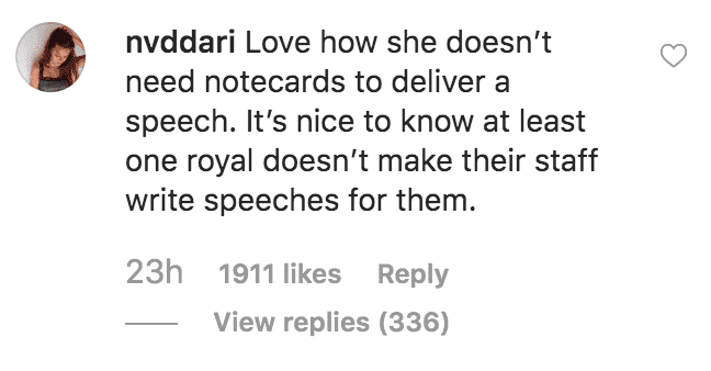 Fan is impressed with Meghan Markle's speech at the launch of the Smart Works capsule collection | Source: instagram.com/sussexroyal