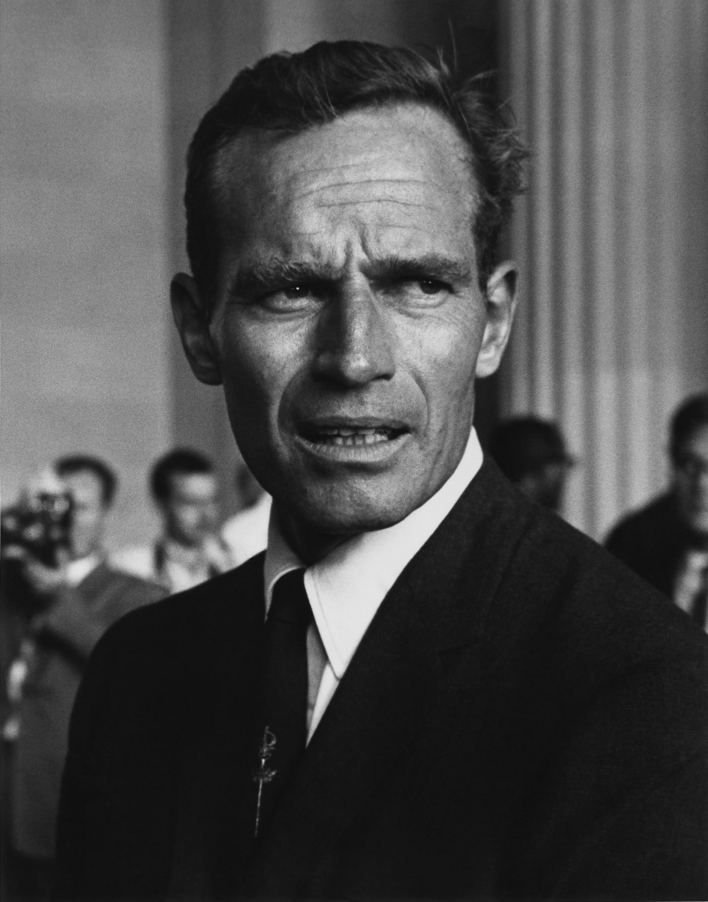 Charlton Heston at the Civil Rights March in Washington, D.C. in August 1963. | Source: Wikimedia Commons
