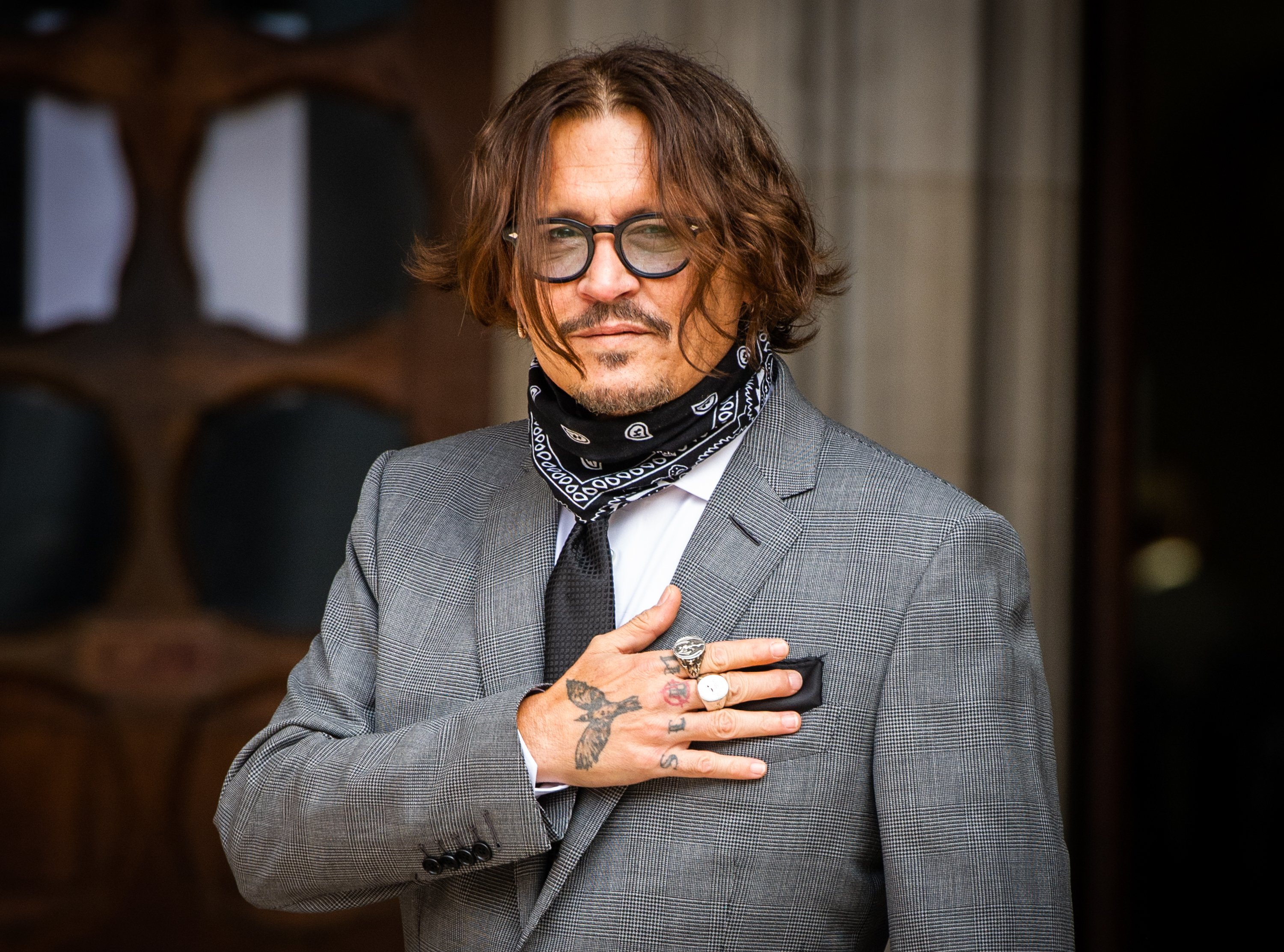 Johnny Depp en Londres en 2020 | Foto: Getty Images