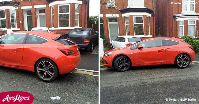 Negligent driver left an unpleasant surprise for others in a parking lot