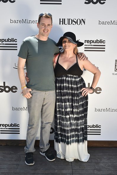 Actor Sean Murray and Carrie James attend The Hyde Away, hosted by Republic Records & SBE, presented by Hudson and bareMinerals during Coachella on April 15, 2017, in Thermal, California. | Source: Getty Images.