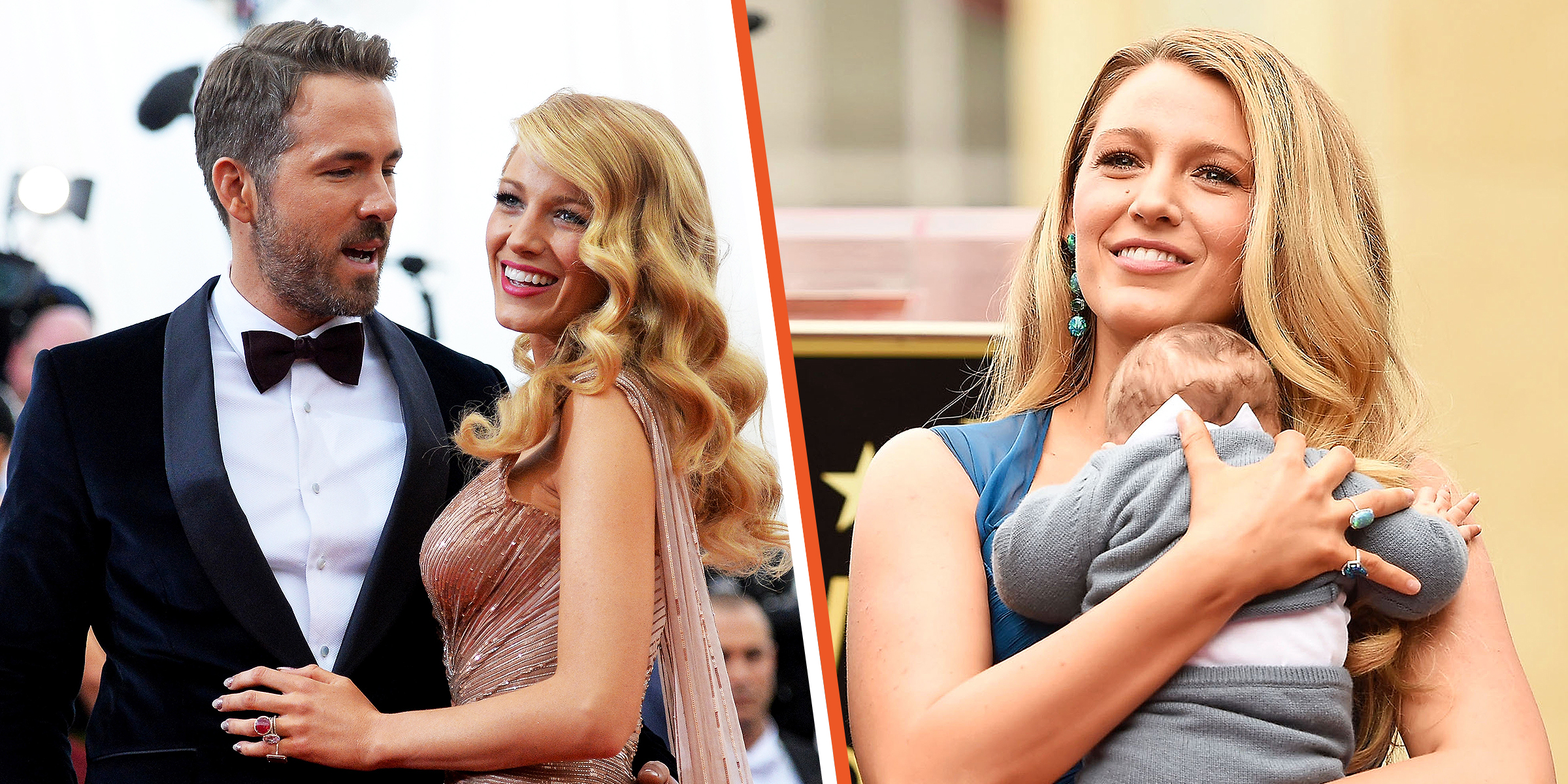 Ryan Reynolds and Blake Lively. | Blake Lively with one of her children. | Source: Getty Images