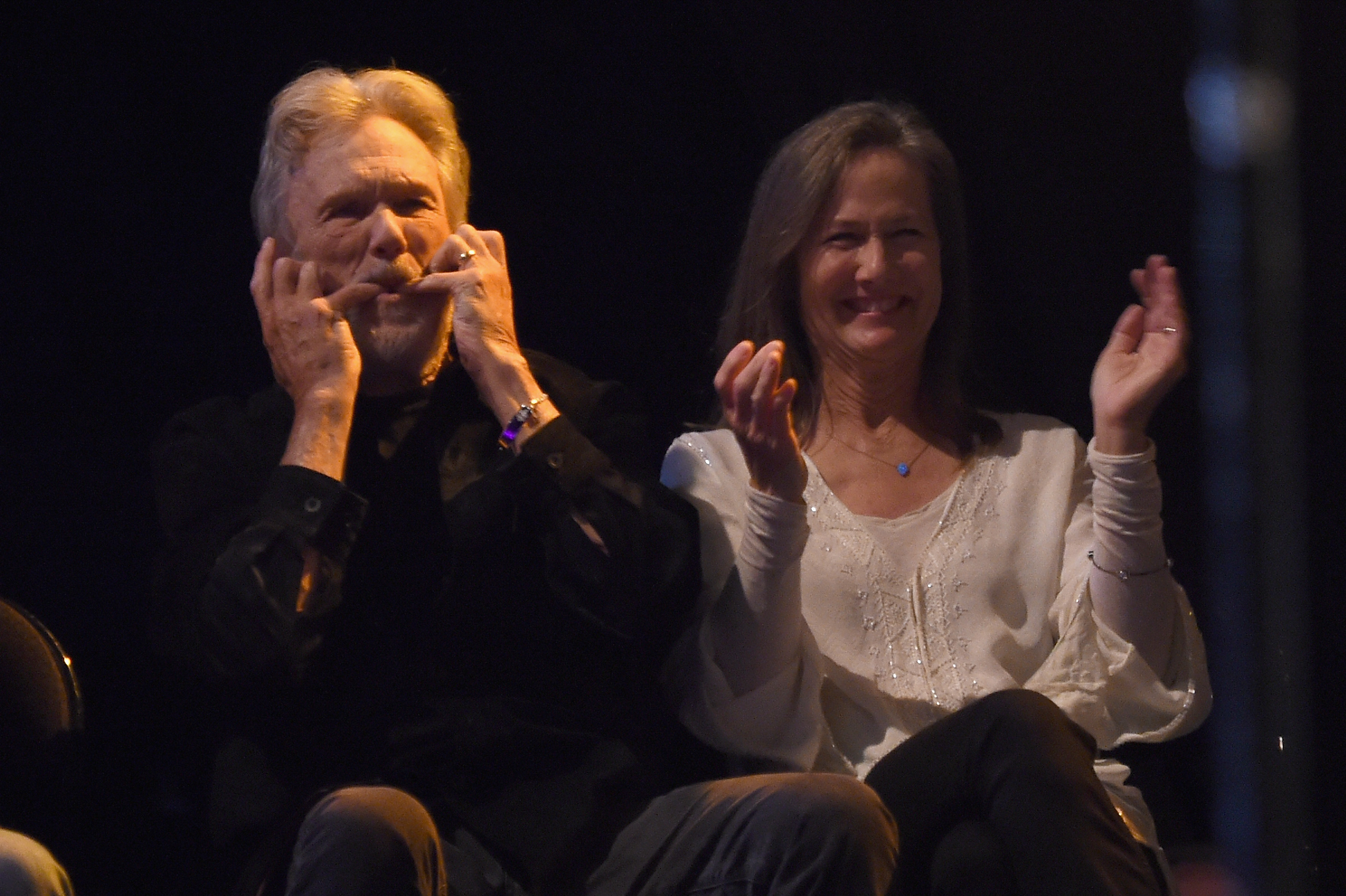 Kris Kristofferson and Lisa Meyers, on March 16, 2016 | Source: Getty Images