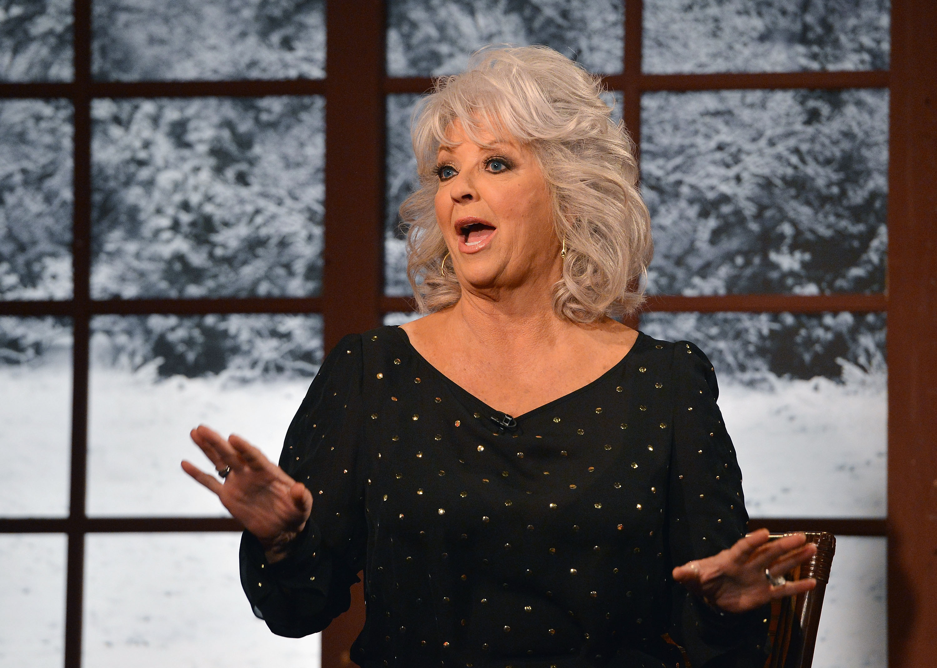 Paula Deen attends the Fox & Friends Christmas Special at FOX Studios in New York City on December 6, 2012. | Source: Getty Images