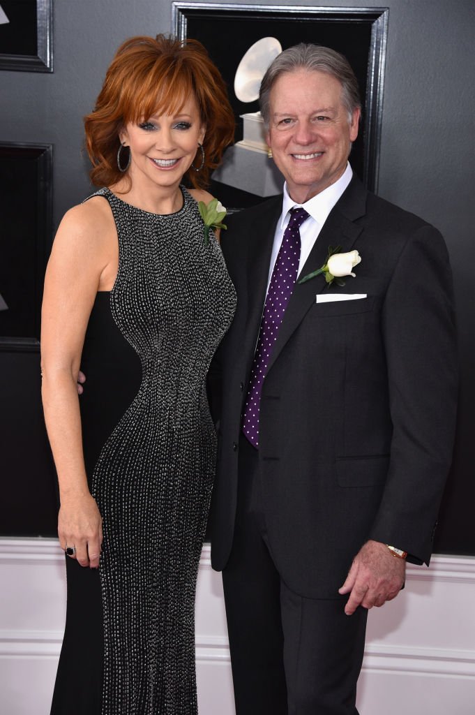 Reba McEntire and Anthony "Skeeter" Lasuzzo attend the 60th Annual GRAMMY Awards at Madison Square Garden on January 28, 2018, in New York City. | Source: Getty Images.