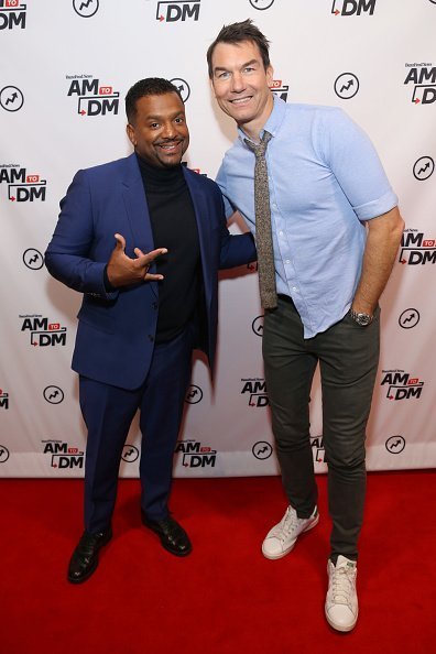 Alfonso Ribeiro and Jerry O'Connell visit BuzzFeed's "AM To DM" in New York City. | Photo: Getty Images