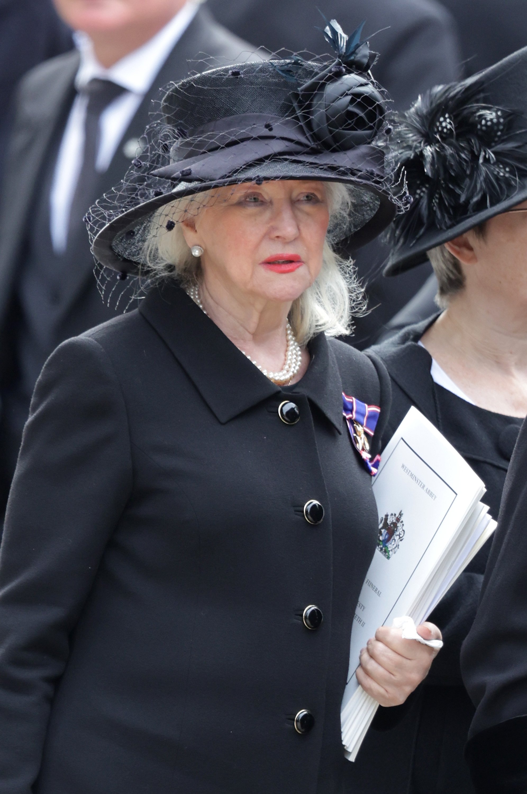 Angela Kelly during the state funeral of Queen Elizabeth II at Westminster Abbey on September 19, 2022 in London, England ┃Source: Getty Images
