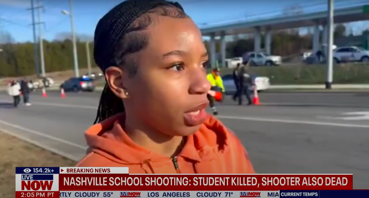 A female student from Antioch High School recounting the events of the shooting, posted on January 23, 2025. | Source: YouTube/LiveNow from Fox