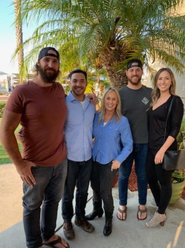 Michael Ryan Burke is with a group of people, from a post dated January 20, 2026. | Source: Facebook/MichelleMooreWinder