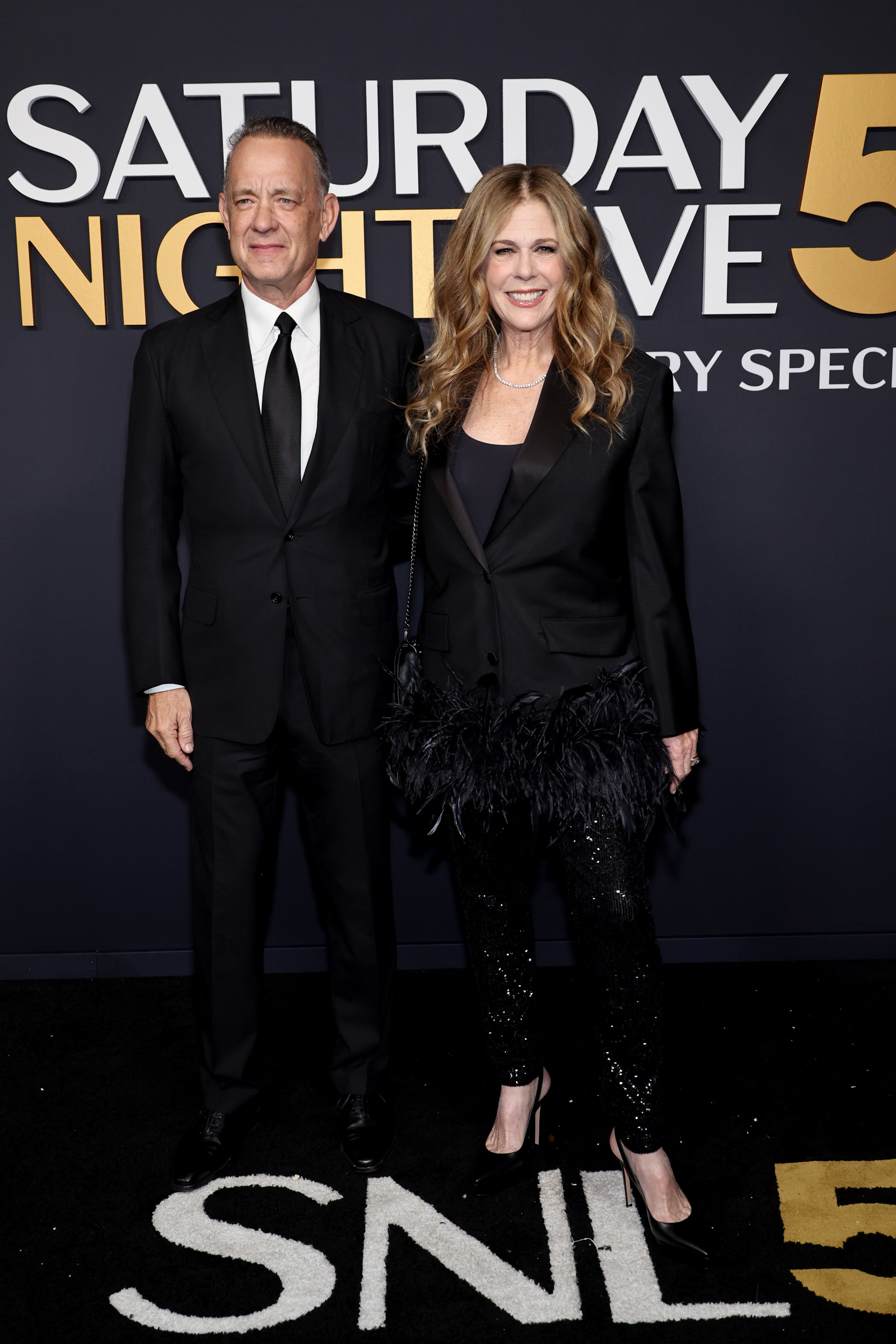 Tom Hanks and Rita Wilson pictured at "SNL50: The Anniversary Special" on February 16, 2025, in New York City. | Source: Getty Images