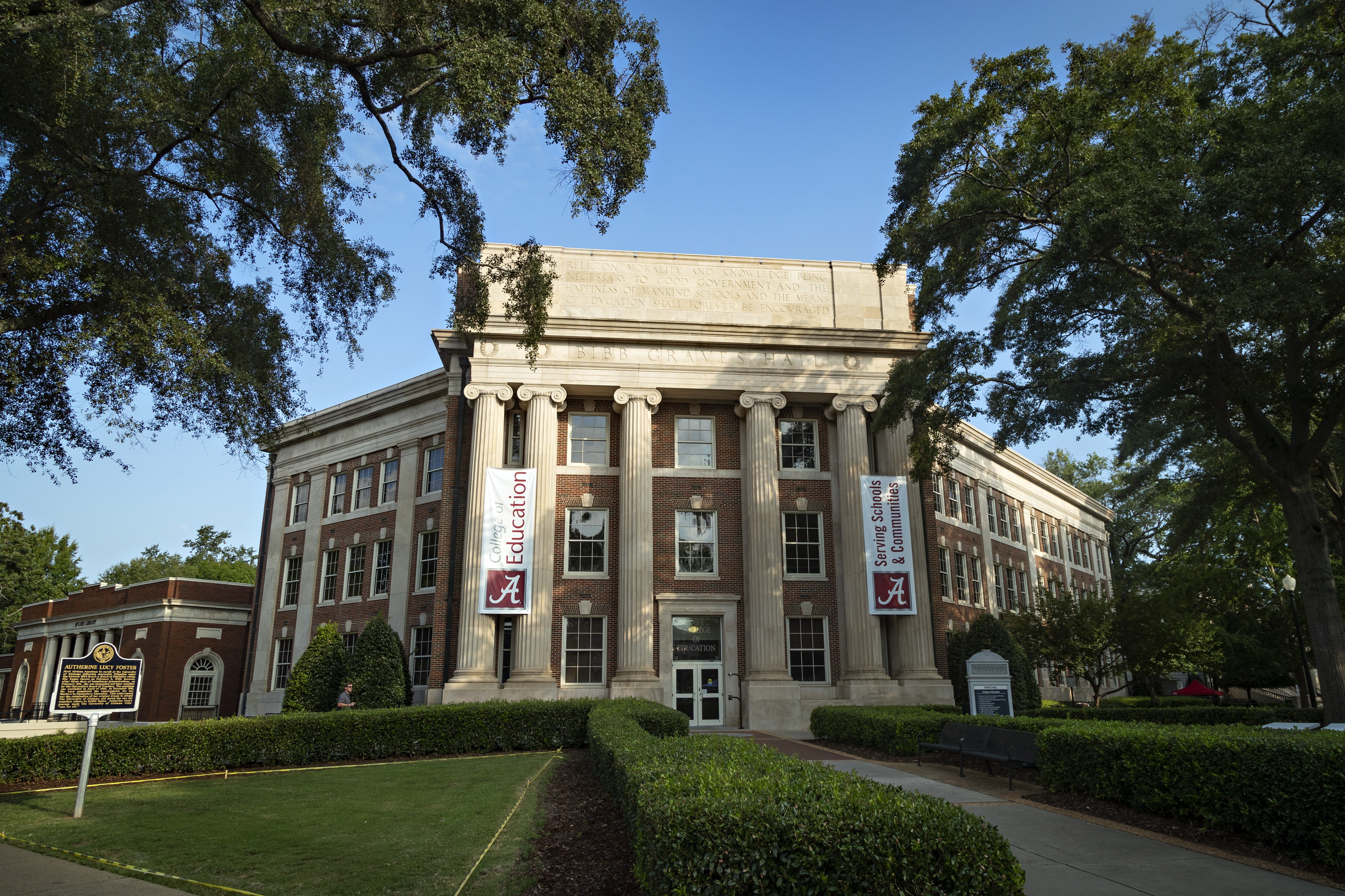 Bibb Graves Hall on the campus of the University of Alabama on September 22, 2018 in Tuscaloosa, Alabama. | Source: Getty Images