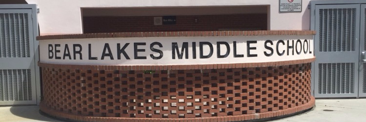 Bear Lakes Middle School, in West Palm Beach, Florida. Source: Twitter/bearlakesmiddle