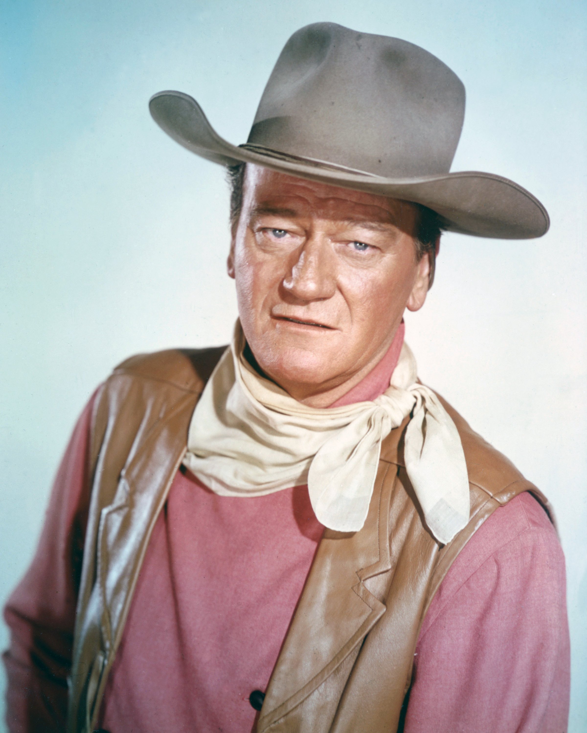 Portrait of actor John Wayne at a studio, circa 1970 | Photo: GettyImages