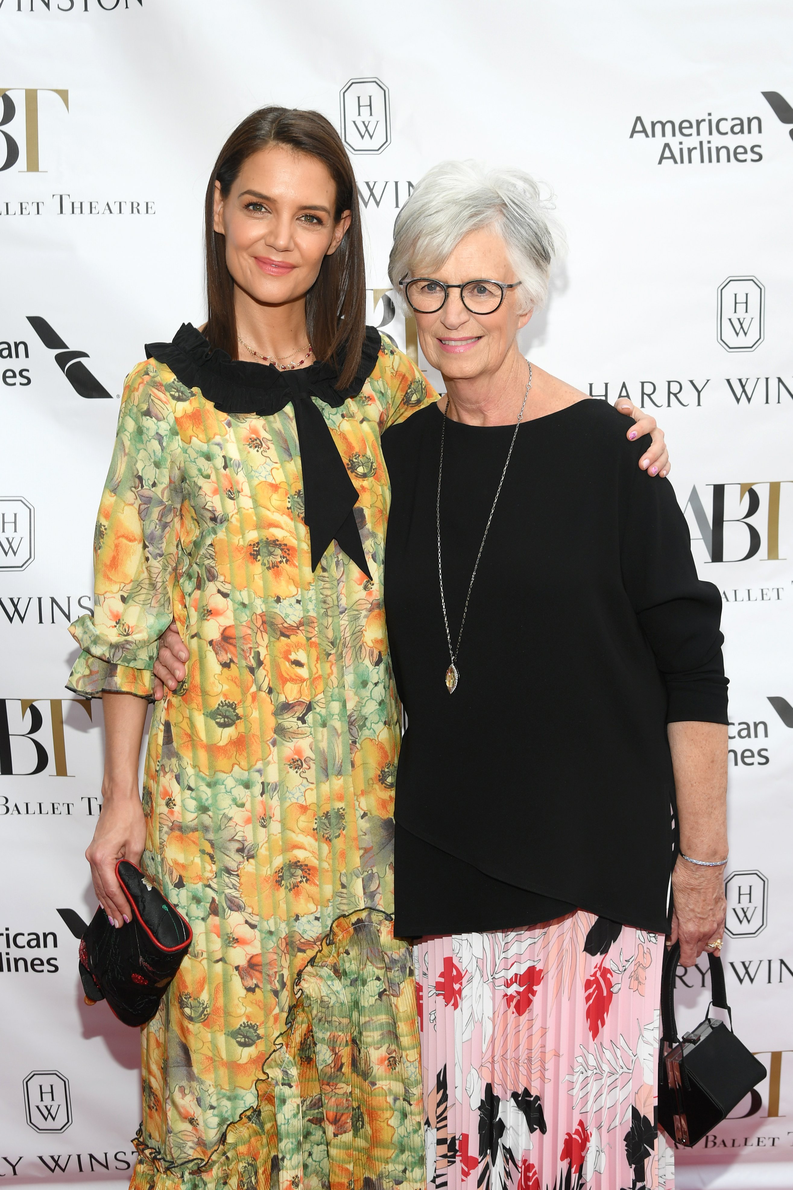 Actress Katie Holmes and hher mother Kathleen Stothers-Holmes at The Metropolitan Opera House on May 20 2019 | Source: Getty Images
