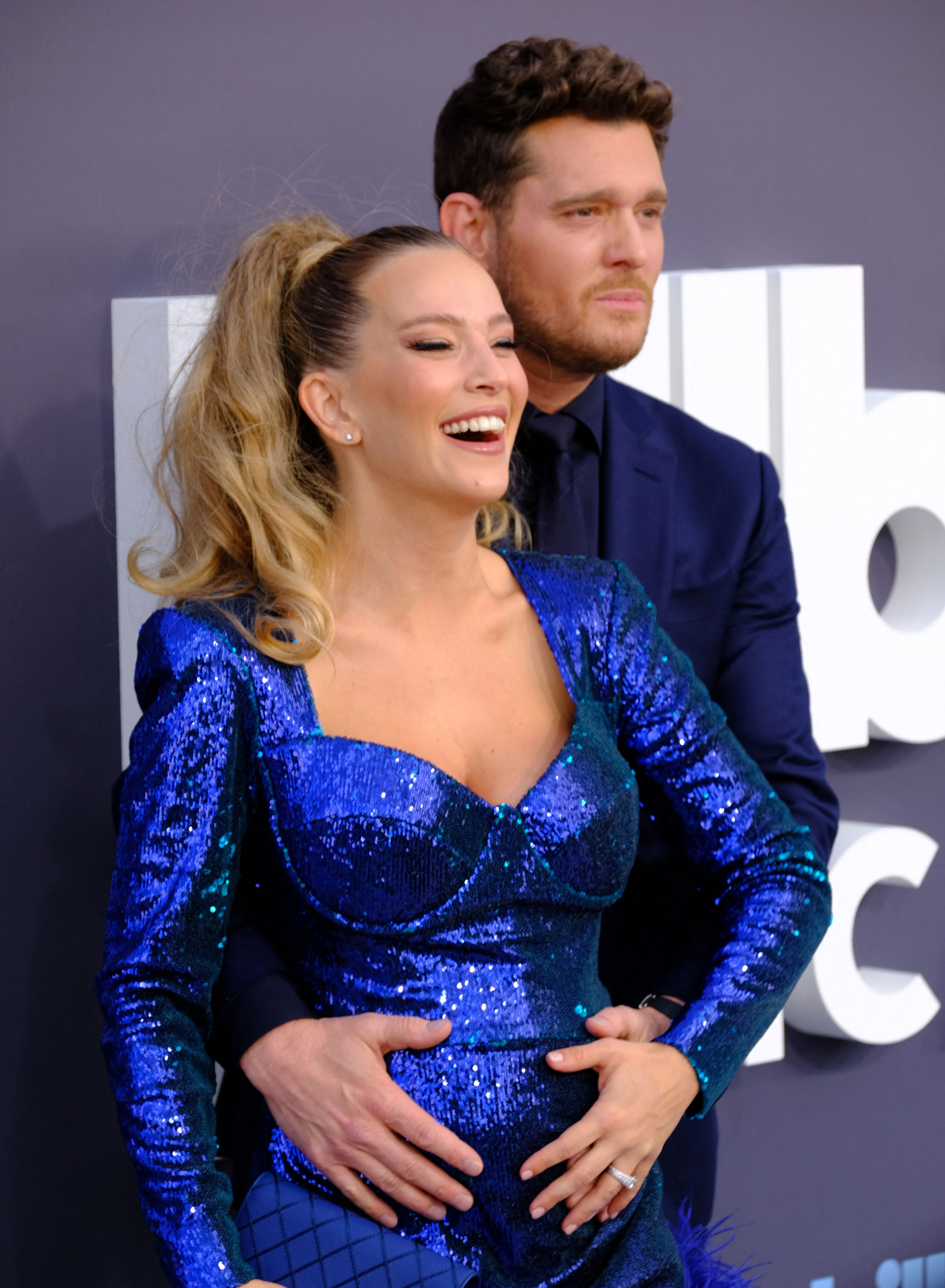 Michael Buble and Luisana Lopilato in Las Vegas 2022. | Source: Getty Images