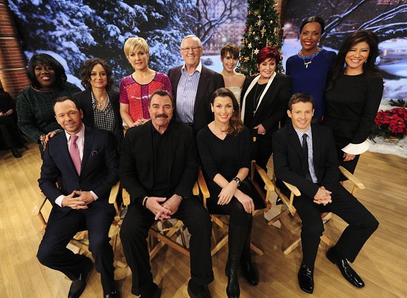 The cast of CBS's "Blue Bloods" pays a visit to "The Talk" ladies | Photo: Getty Images