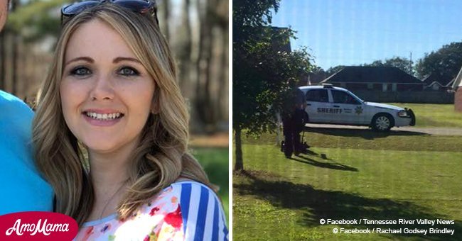 Mom of three posts heartwarming story after police officer mows her lawn