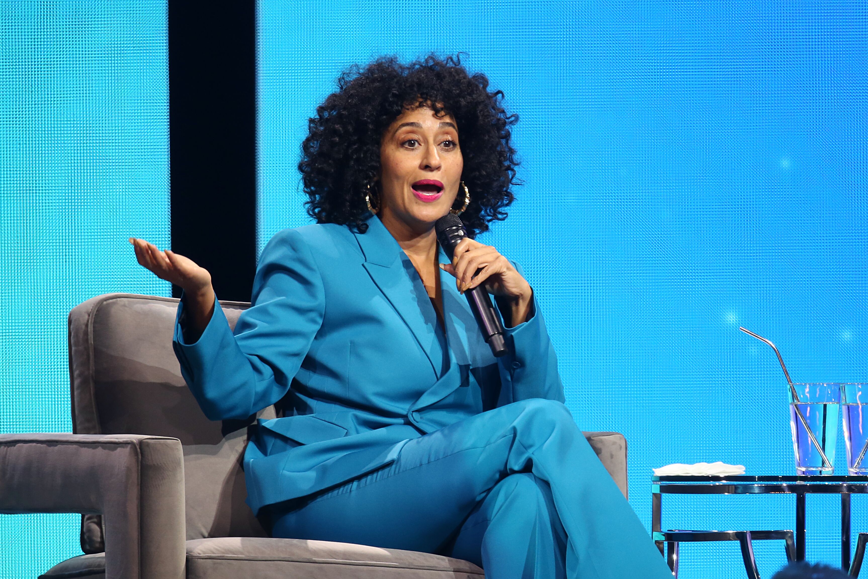 Tracee Ellis Ross at the Oprah 2020 Vision Tour at Dallas Texas | Source: Getty Images/GlobalImagsUkraine