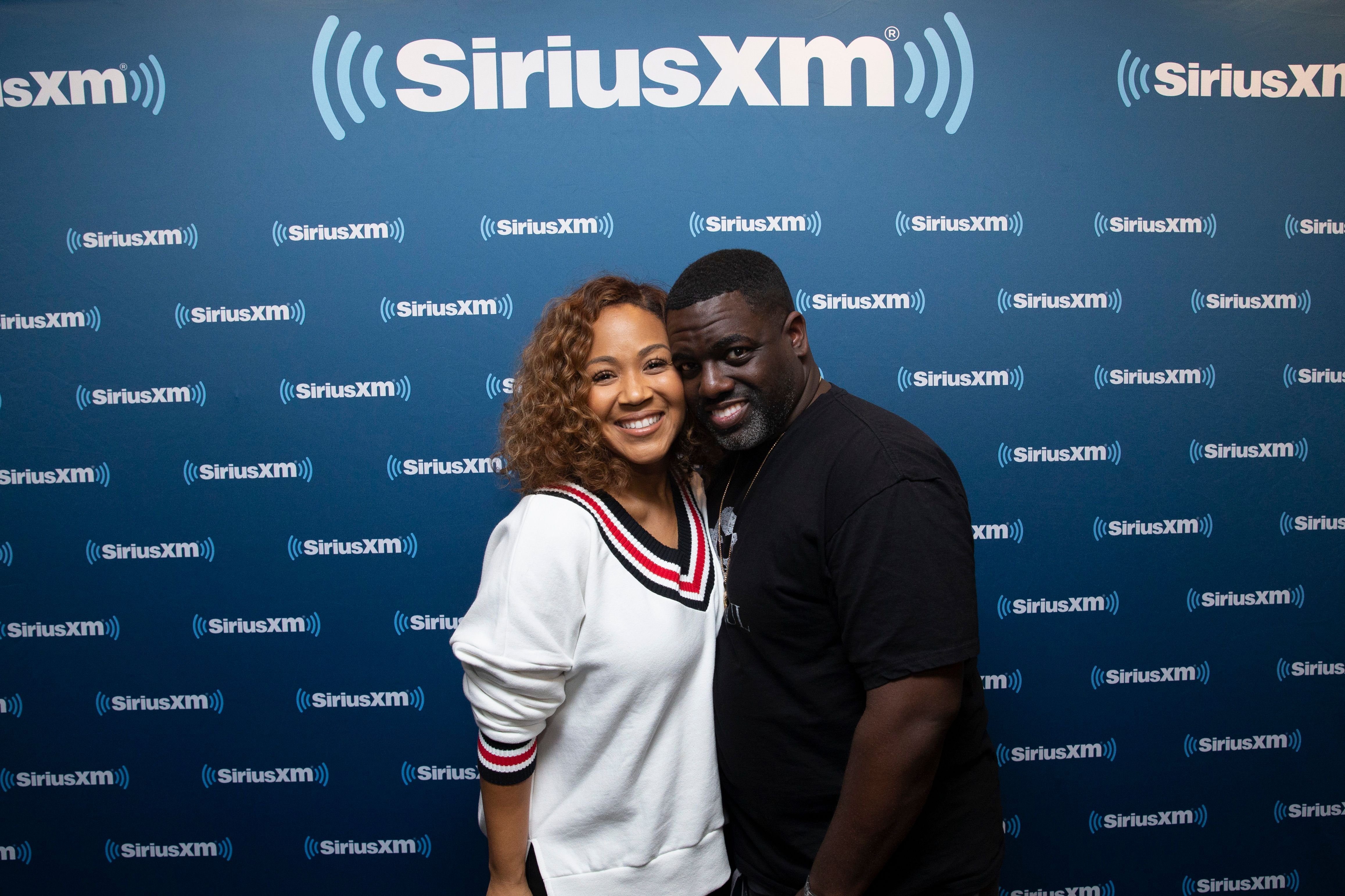 Erica & Warryn Campbell at SiriusXM Radio in Washington, DC. on Nov. 1, 2018 | Photo: Getty Images