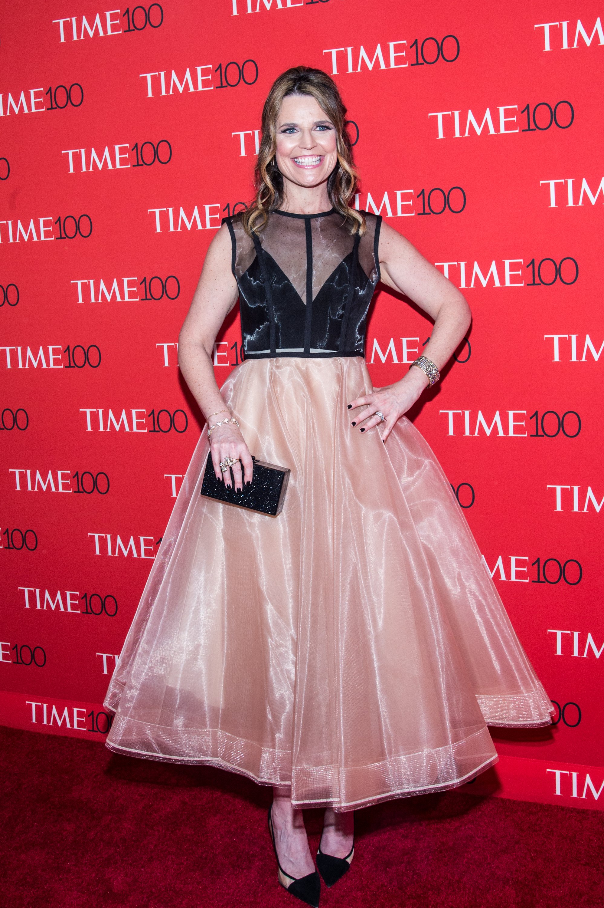 "The Today Show" Co-Host Savannah Guthrie attends the 2018 Time 100 Gala at Frederick P. Rose Hall, Jazz at Lincoln Center on April 24, 2018 in New York City. | Source: Getty Images