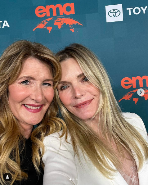 Laura Dern and Michelle Pfeiffer at the 33rd Annual Environmental Media Association (EMA) Awards Gala posted on January 29, 2024 | Source: Instagram/michellepfeifferofficial