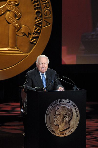 Walter Cronkite hosting the 61st Annual Peabody Awards Luncheon. | Source: Wikimedia Commons