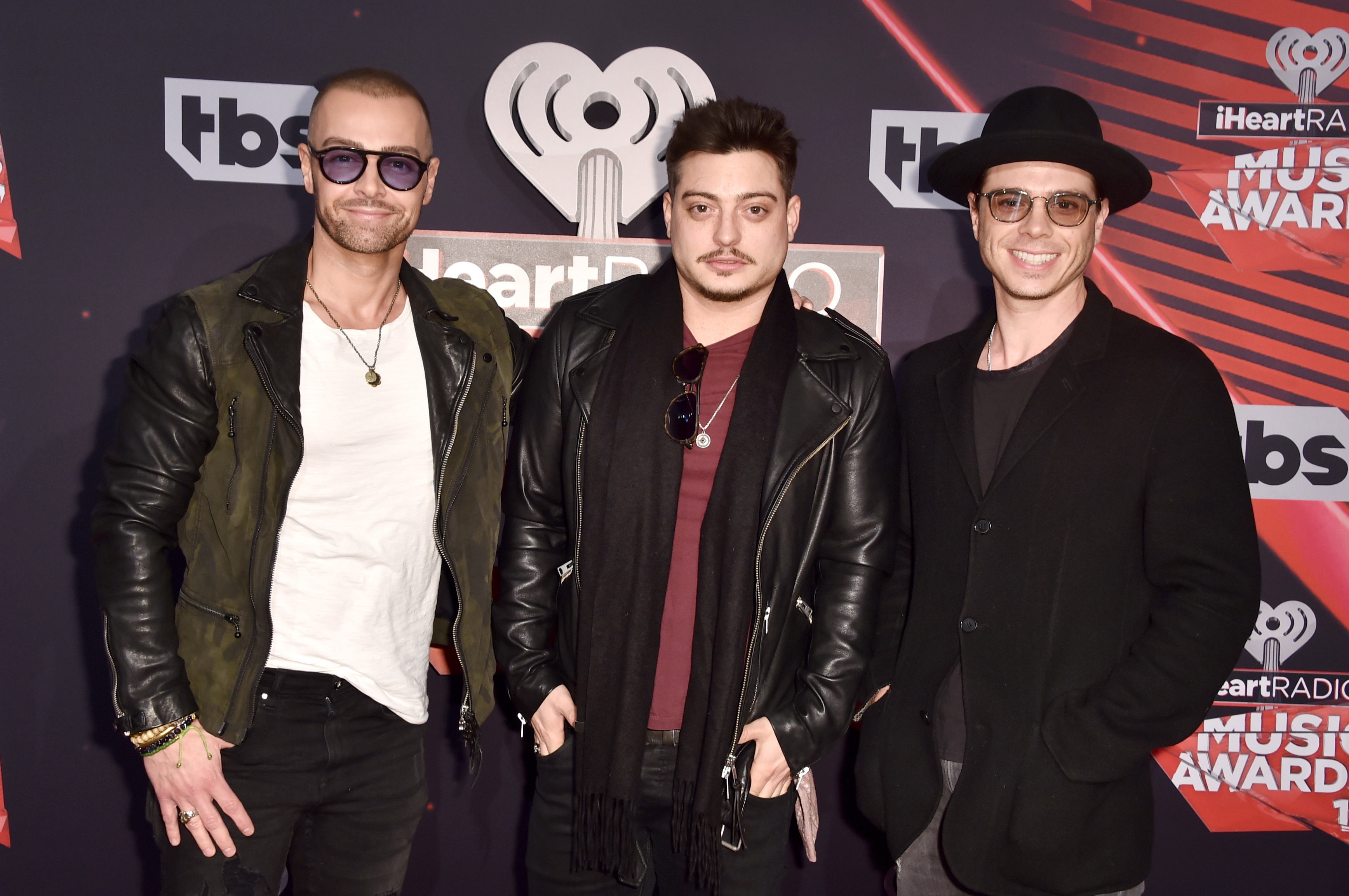 Joey, Andrew, and Matthew Lawrence attend the 2017 iHeartRadio Music Awards on March 5, 2017, in Inglewood, California.