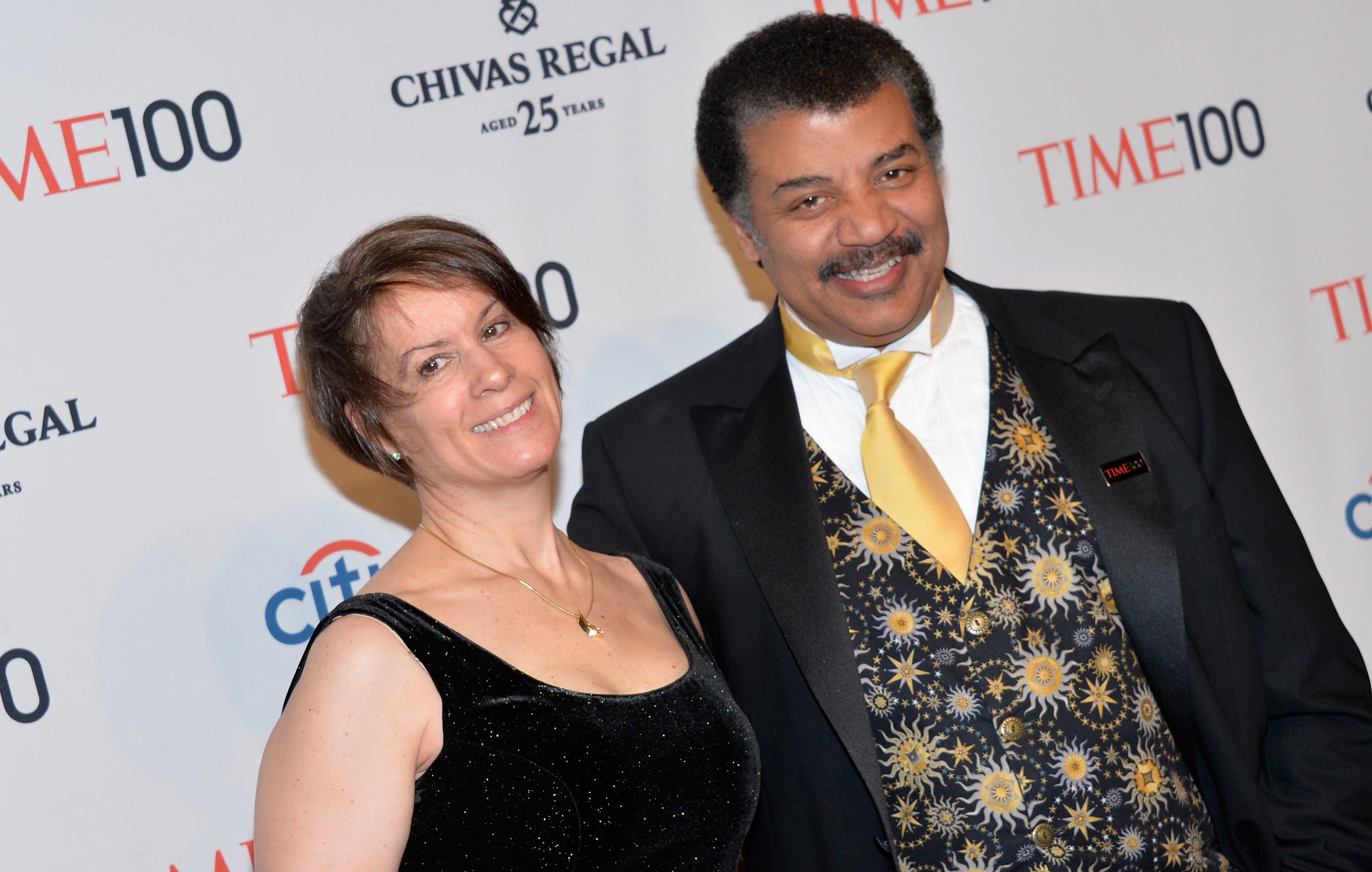 Alice Young and Neil deGrasse Tyson at the TIME 100 Gala, TIME's 100 Most Influential People in the World, on April 29, 2014, in New York City. | Source: Getty Images