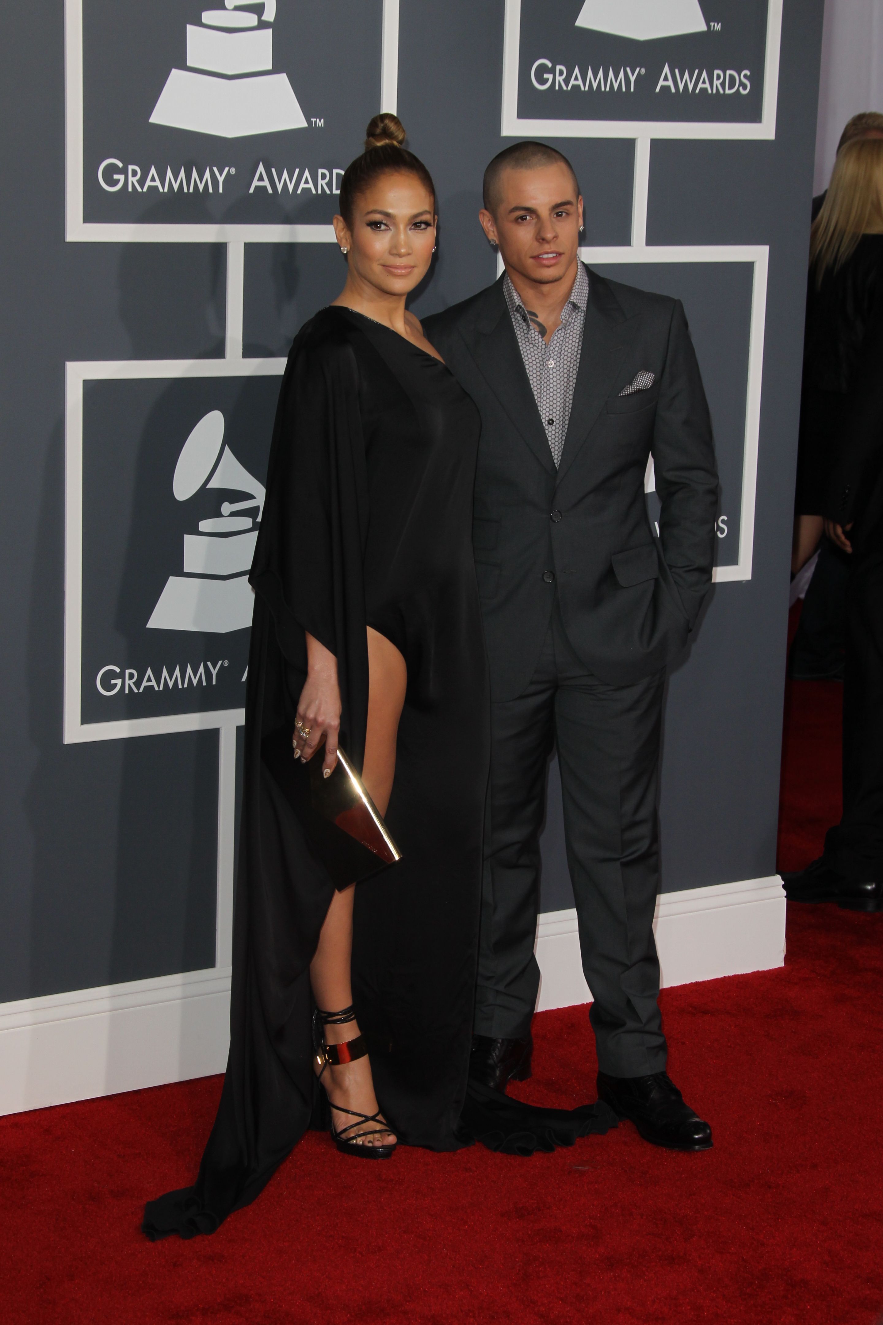  Jennifer Lopez and Casper Smart at the Grammy Awards | Source: Gettty Images
