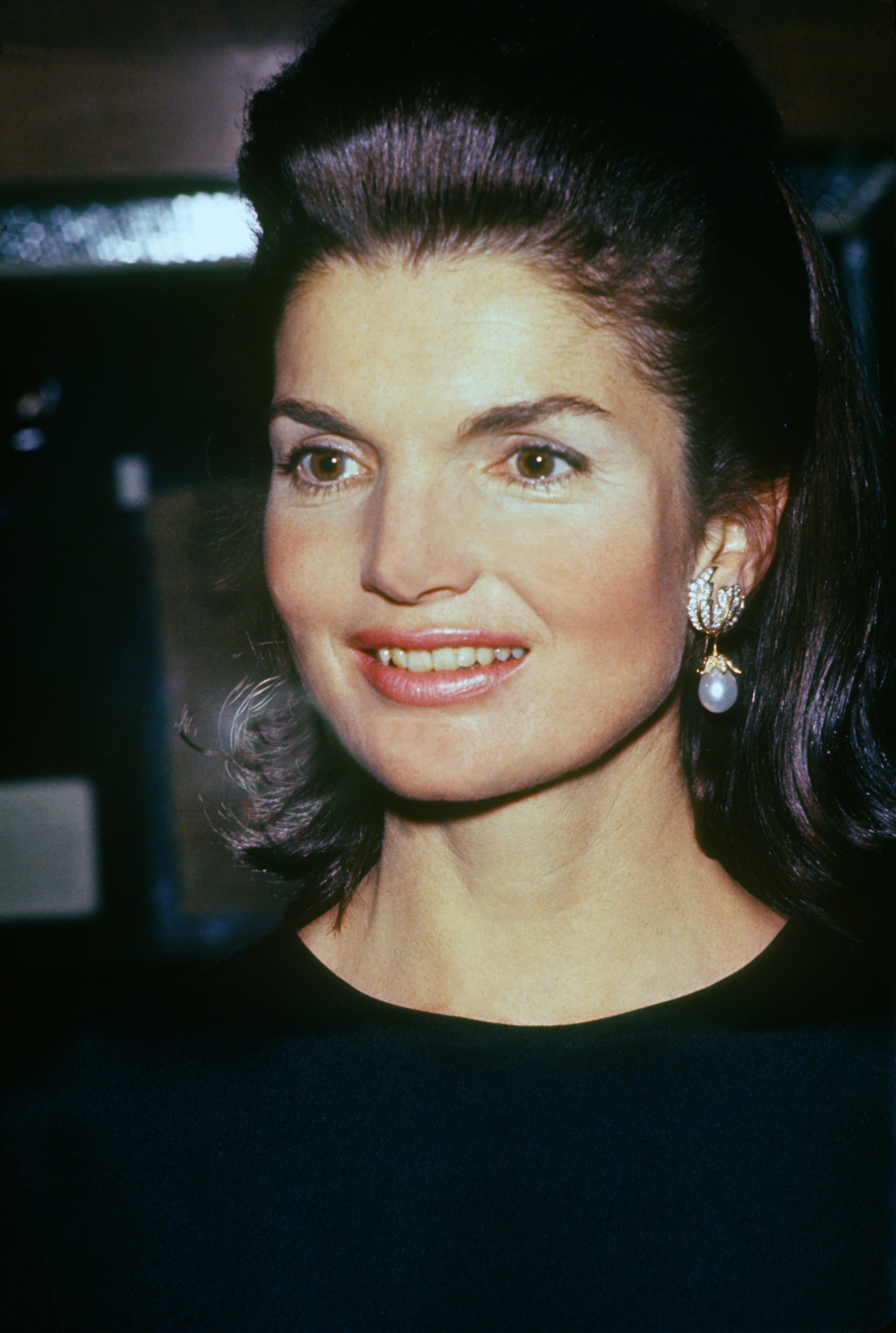 Jackie Kennedy's portrait, taken on October 10, 1968 in New York, New York. | Source: Getty Images