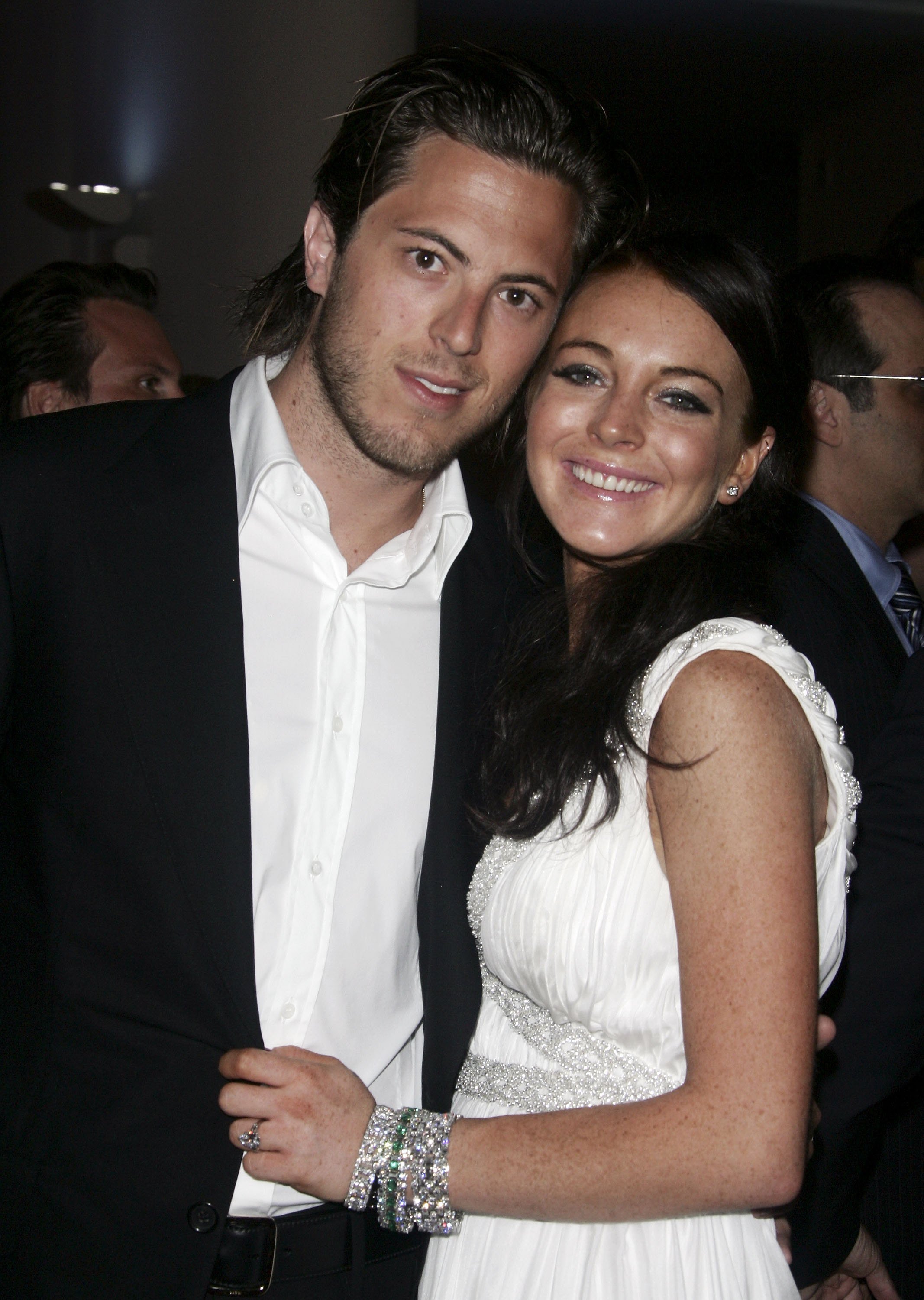 Lindsay Lohan and Harry Morton attend the premiere of the film 'Bobby' on September 5, 2006, in Venice, Italy. | Source: Getty Images.