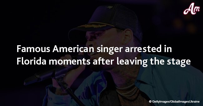 Famous American singer arrested in Florida moments after leaving the stage