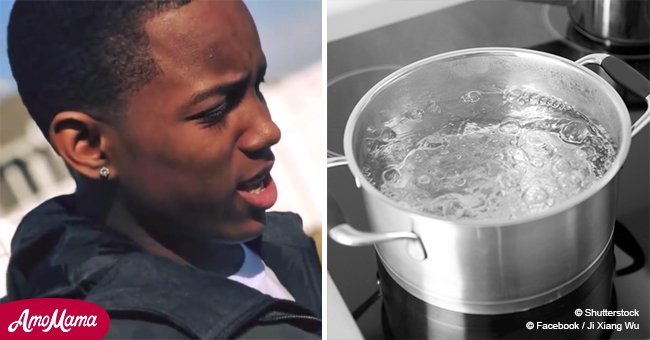 Mom warns of 'Hot Water Challenge' after her teen son was seriously injured