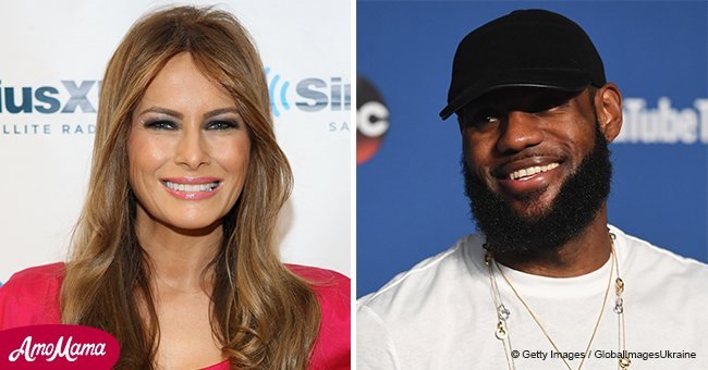 First Lady Melania Trump praises LeBron James after President Trump taunts him