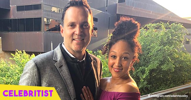 Tamera Mowry's husband shares pic of little daughter in yellow princess dress getting her first trim