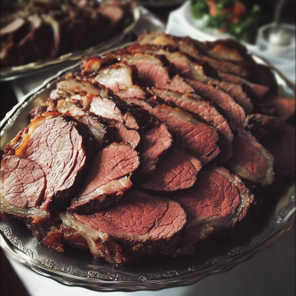 A platter of food at a wedding | Source: Midjourney