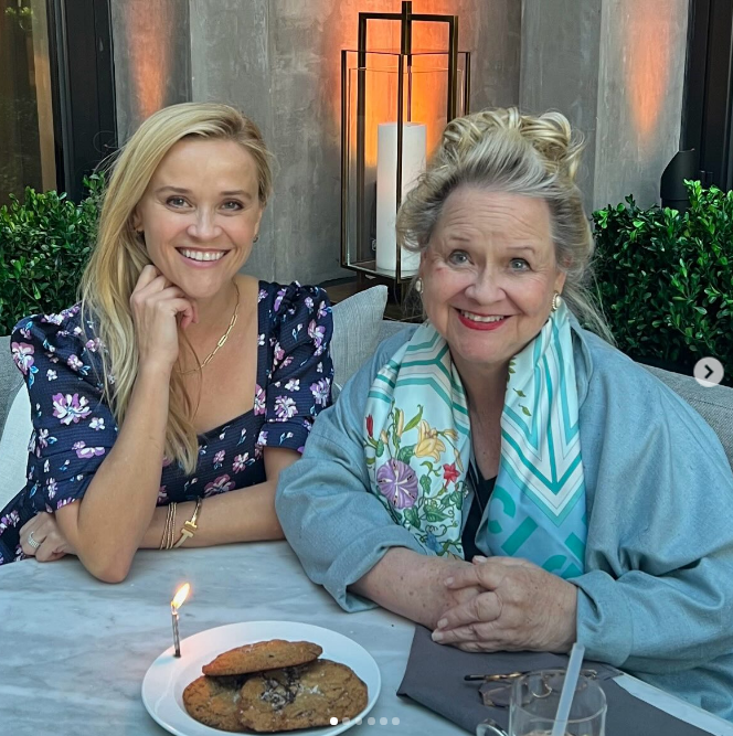 And her mother had a lot to do with her success. In this photo, she can be seen together with her mother for Mother's Day on May 10, 2026. | Source: Instagram/reesewitherspoon