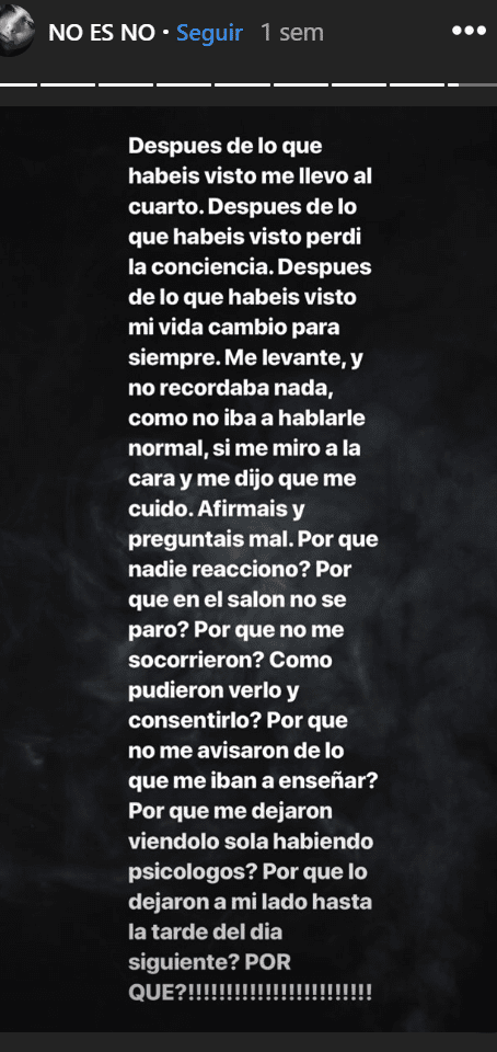 Captura de pantalla del Instagram de Carlota Prado. || Fuente: Instagram/carlotanoisno