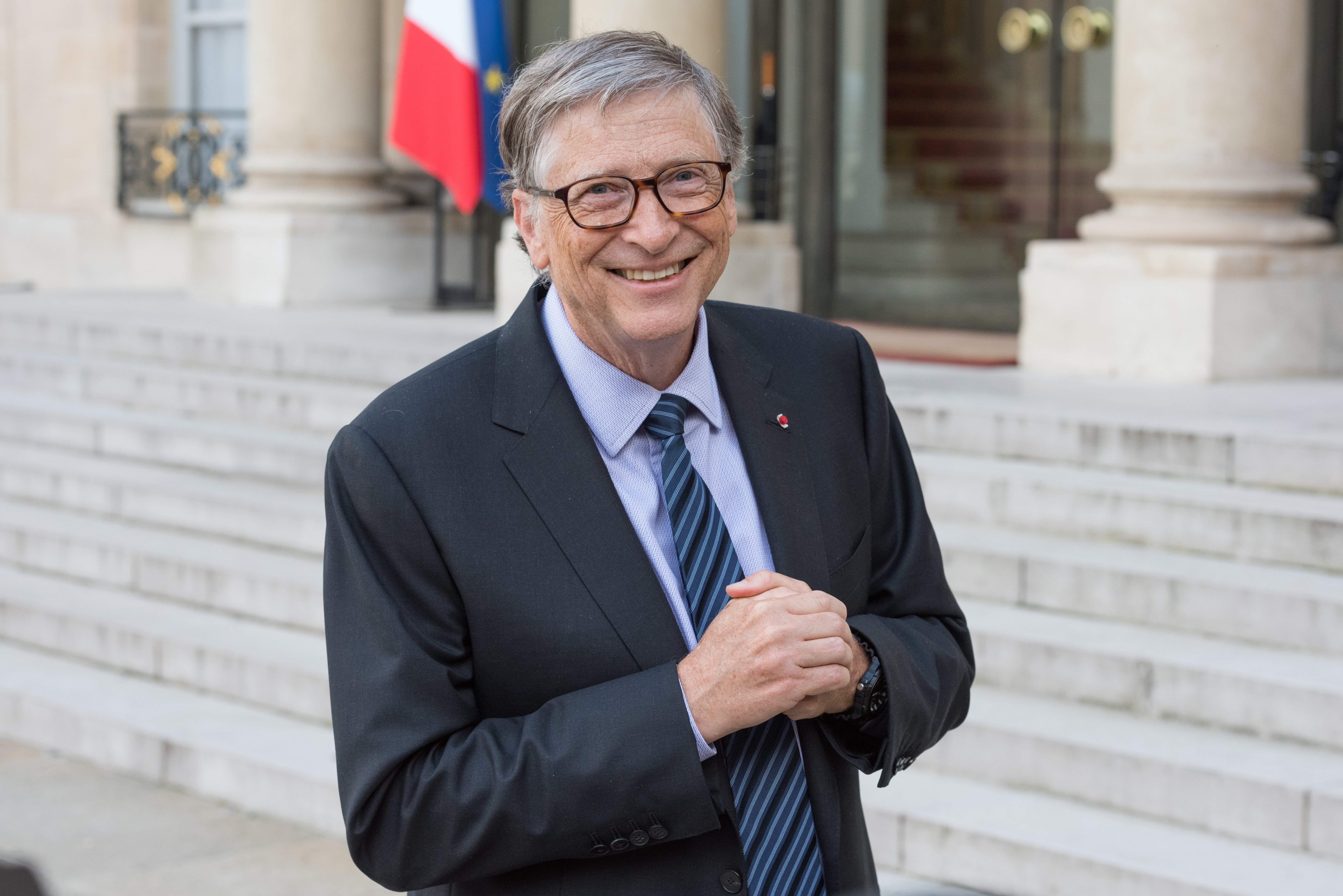 Bill Gates at the Elysee Palace in April 16, 2018, Paris, France | Photo: Shutterstock