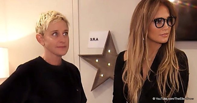 Here's How Ellen Once Stunned Jennifer Lopez by Wearing Her Legendary Green Gown