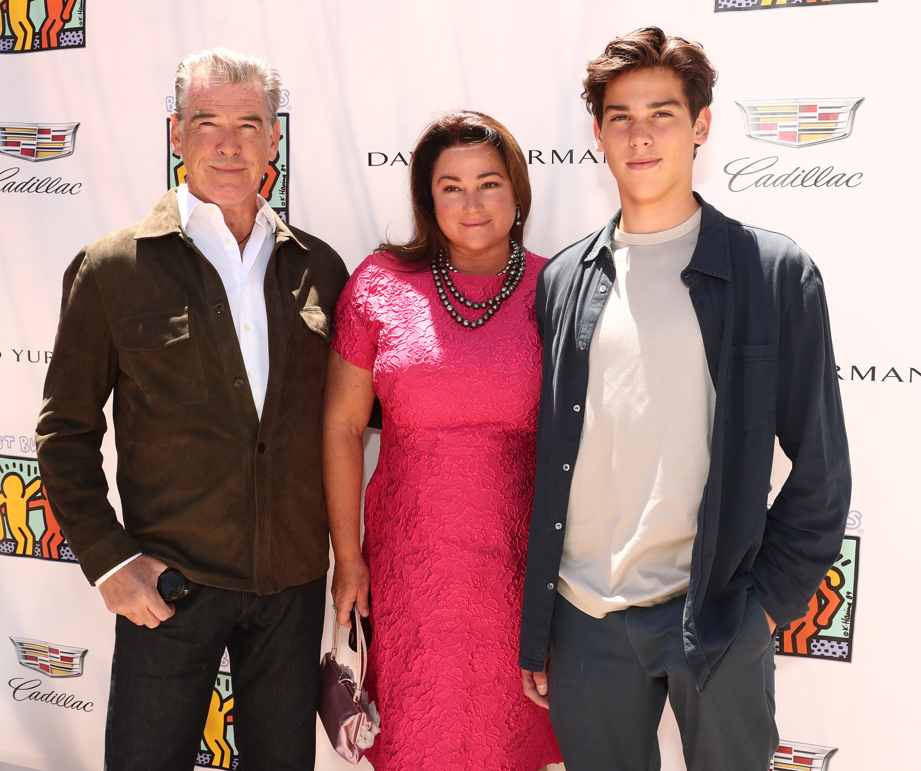 Pierce Brosnan, Keely Shaye Smith and Paris Brosnan attend Mother's Day Weekend Brunch on May 13, 2017 in Malibu, California. | Source: Getty Images