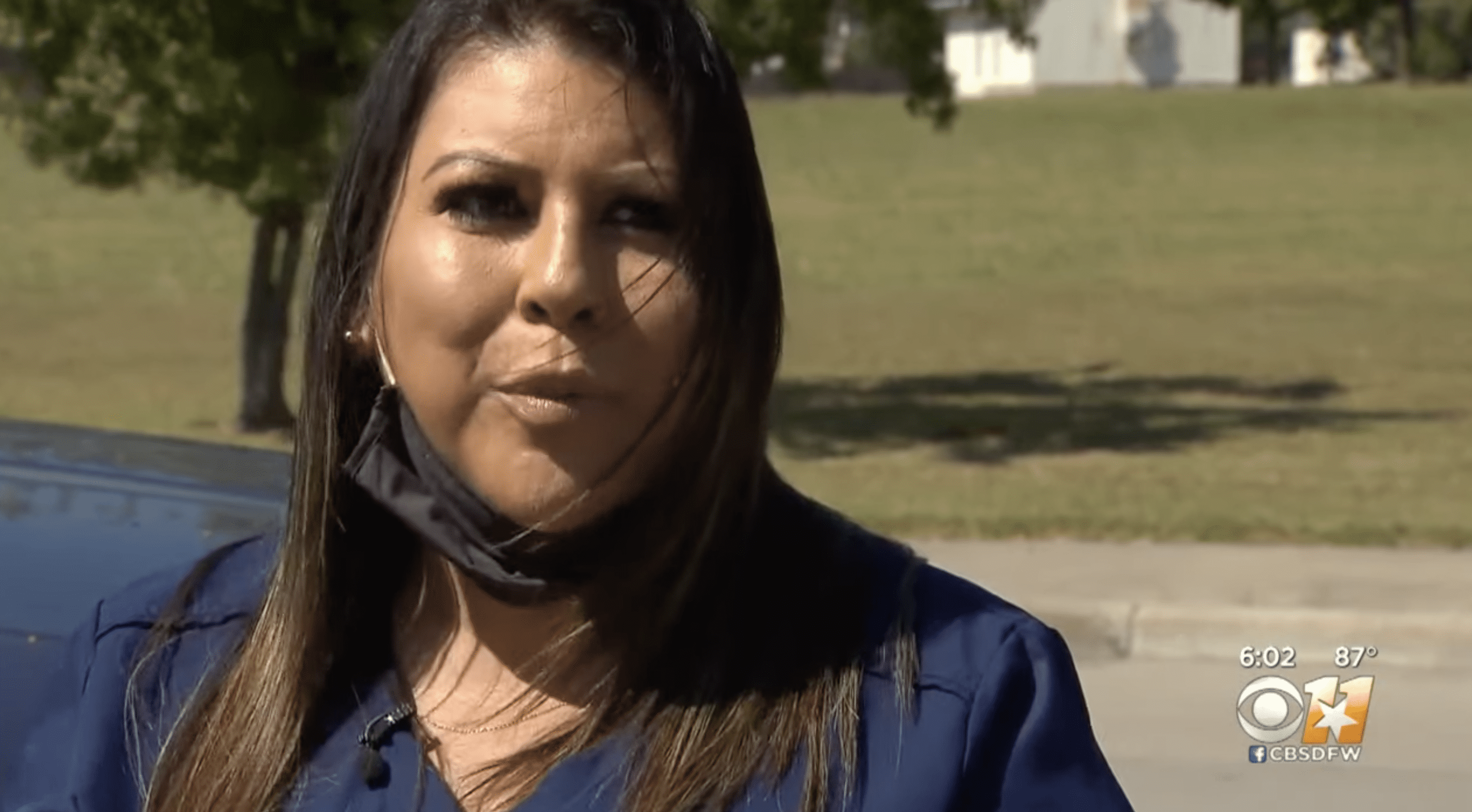Cassandra's mom, Patricia, is now raising awareness regarding the possible dangers of drugs, including fentanyl. | Photo: YouTube.com/CBSDFW