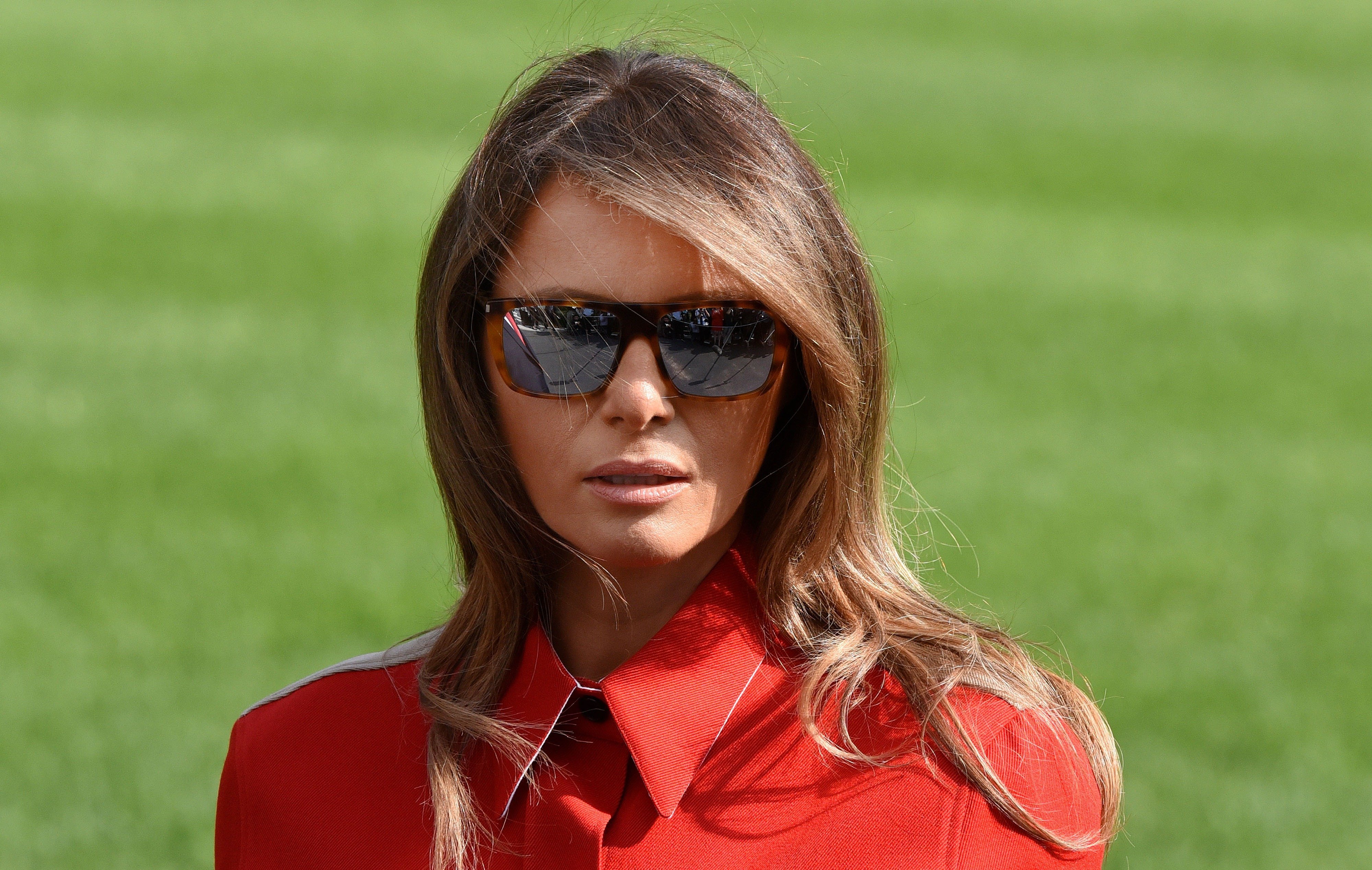 First Lady Melania Trump on the South Lawn of the White House September 10, 2017 in Washington, DC | Photo: Getty Images