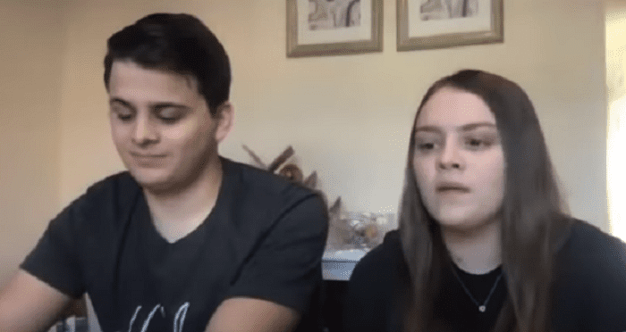Mikayla y Anthony Bishop contaron su historia en los medios. | Foto: YouTube/ WLWT