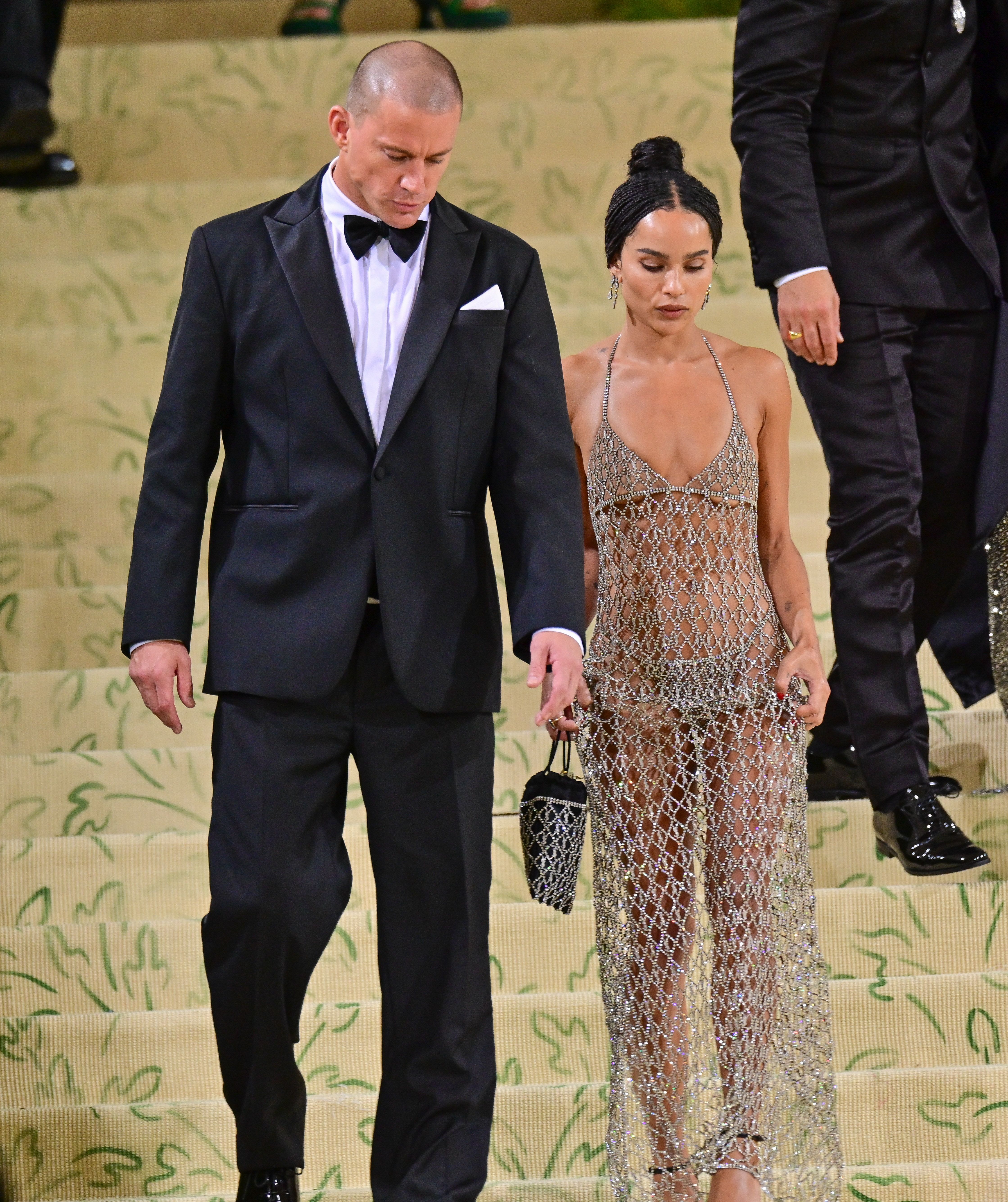 Channing Tatum and Zoe Kravitz during the 2021 Met Gala benefit "In America: A Lexicon of Fashion" at Metropolitan Museum of Art on September 13, 2021, in New York City. | Source: Getty Images